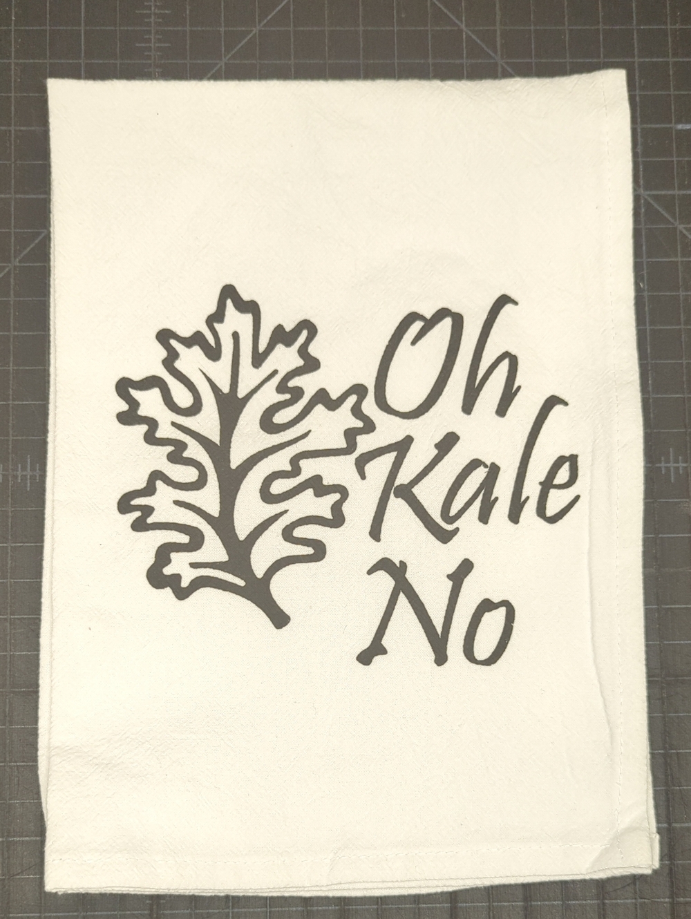 White Cotton Kitchen Towels With Clever Quotes